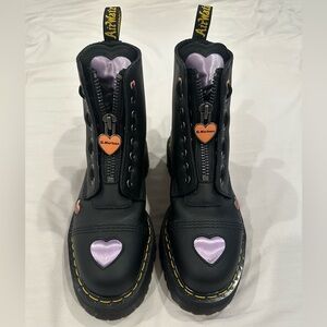 Doc Marten Sinclair Heart Platform Boots - unique design